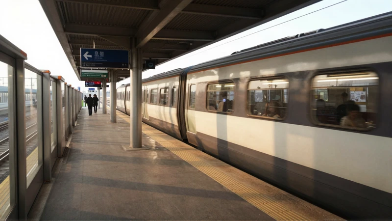 Tren se acerca, luz cálida, documental