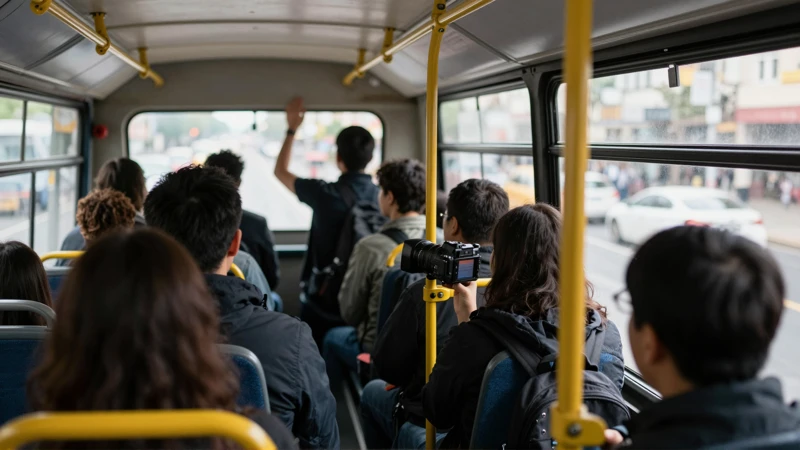 Viaje urbano, sucio y desenfocado