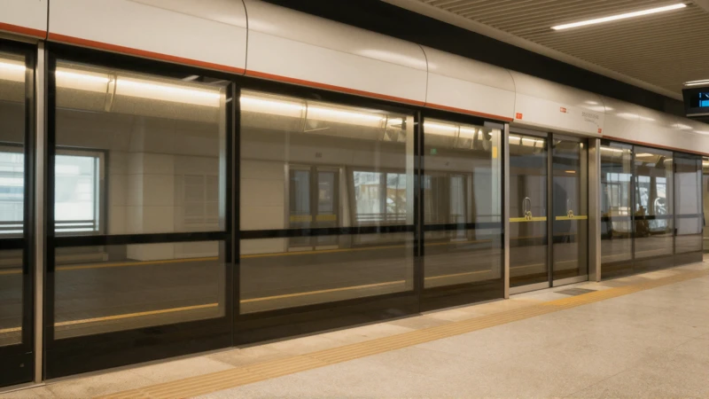 Arquitectura cálida en una estación de metro