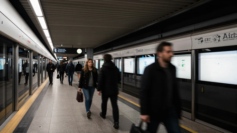 Estación: retratos urbanos, borrosos y contrastados