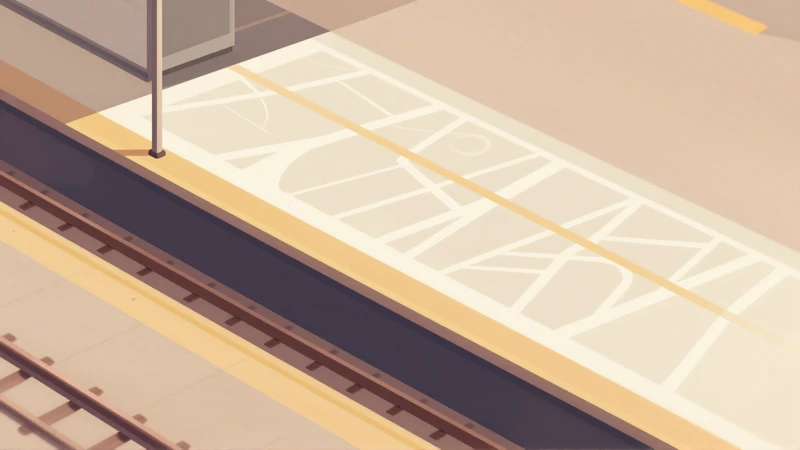 Ilustración digital isométrico de una estación de metro
