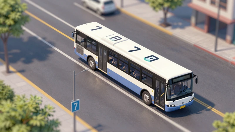 Mapa estilizado del Metrobús Línea 7