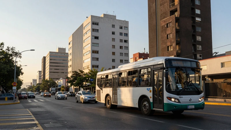 Lindavista al atardecer, captado con realismo